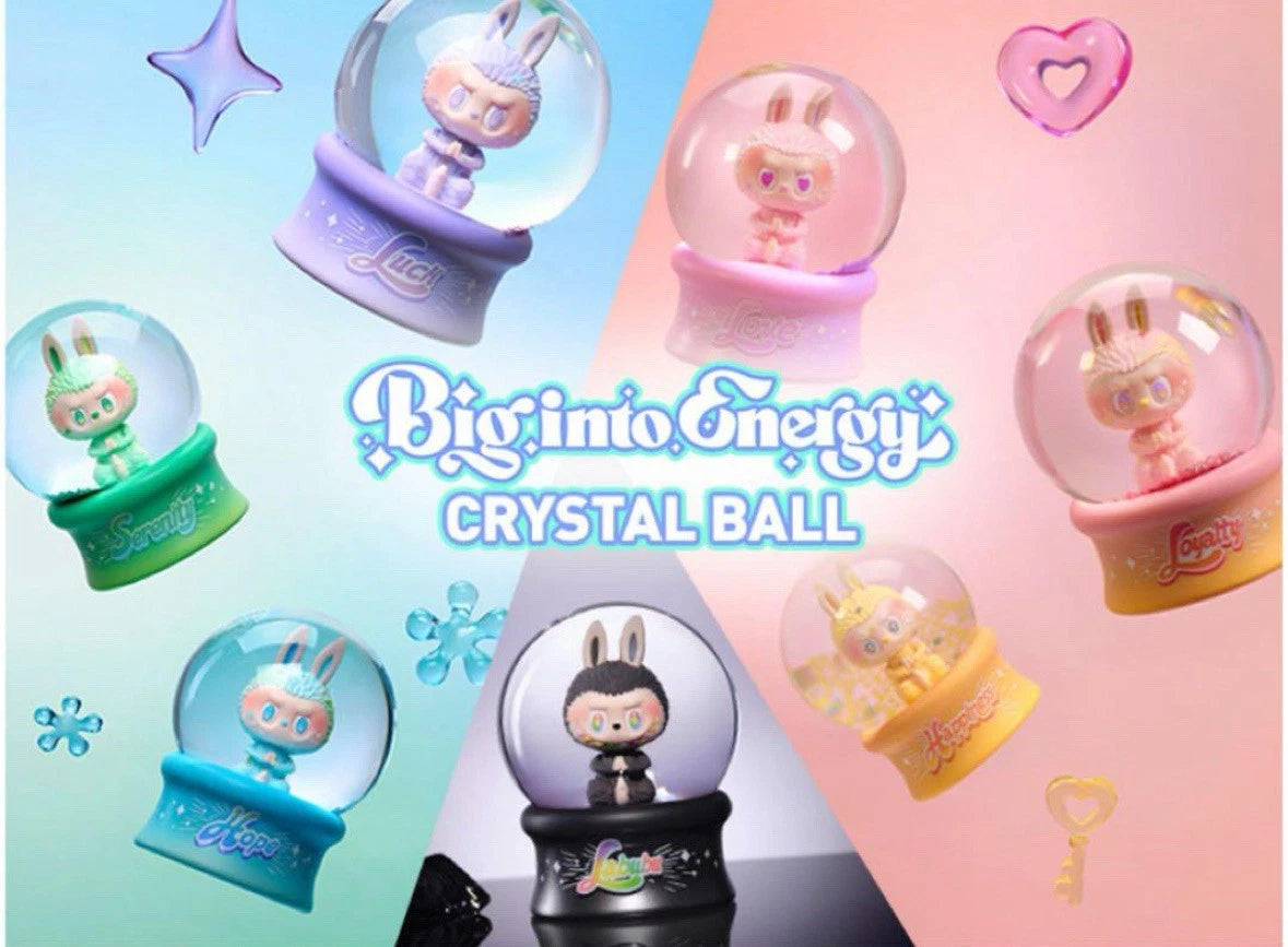Big into Energy Happiness クリスタルボール 6. POP MART Big Into Energy Crystal Ball Series - Blind Box