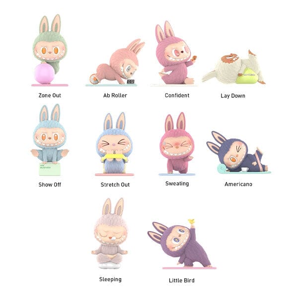 1. POP MART THE MONSTERS Lazy Yoga Series Figures